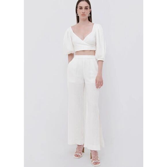 NWT MSRP$285 Embry Cotton Gauze Coverup Pants sz S - Picture 1 of 6